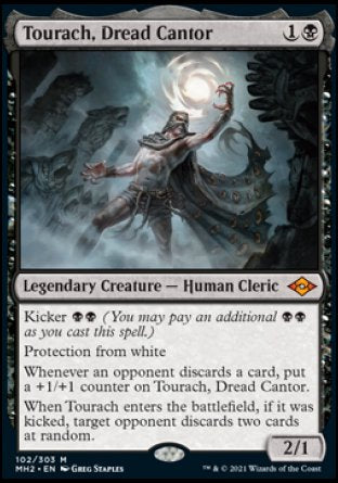 (102) Magic The Gathering Modern Horizons 2 Single: Tourach, Dread Cantor  Mythic