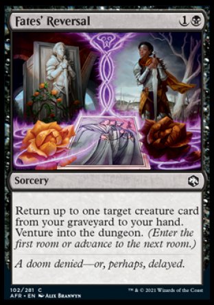 (102) Magic The Gathering Adventures in the Forgotten Realms Single: Fates' Reversal  Common