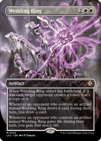 (102) Magic The Gathering Commander: The Lost Caverns of Ixalan: Extras Single: Wedding Ring  Mythic