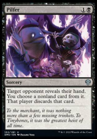 (102) Magic The Gathering Dominaria United Single: Pilfer  Uncommon
