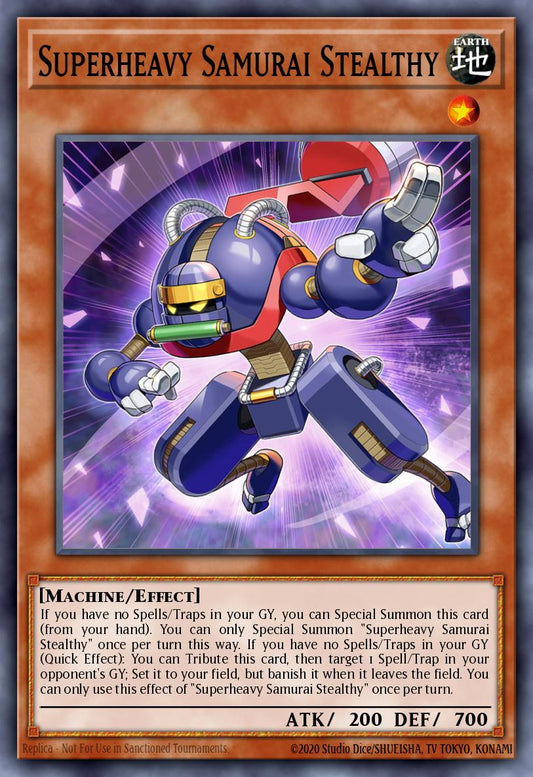(337) YuGiOh TCG MP24: 25th Anniversary Tin: Dueling Mirrors Single: Superheavy Samurai Stealthy  Common
