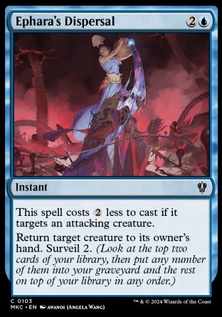 (103) Magic The Gathering Commander: Murders at Karlov Manor Single: Ephara's Dispersal  Common