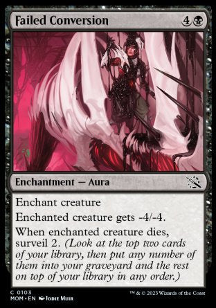 (103) Magic The Gathering March of the Machine Single: Failed Conversion Holo Common