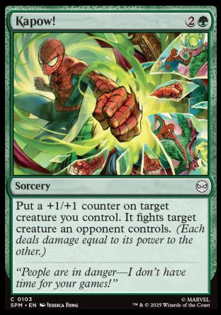 (103) Magic The Gathering Magic: The Gathering | Marvel's Spider-Man Single: Kapow!  Common