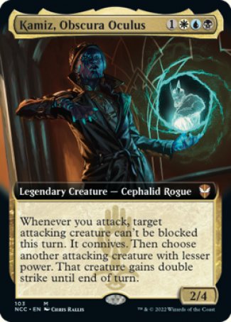 (103) Magic The Gathering Commander: Streets of New Capenna: Extras Single: Kamiz, Obscura Oculus (V.1)  Mythic