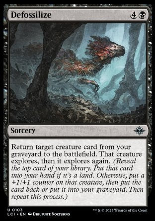 (103) Magic The Gathering The Lost Caverns of Ixalan Single: Defossilize  Uncommon