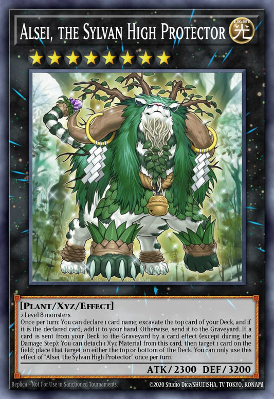 (221) YuGiOh TCG MP14: 2014 Mega-Tins Mega-Pack Single: Alsei, the Sylvan High Protector  Ultra Rare