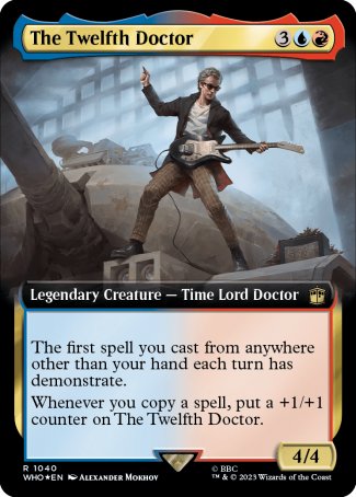 (1040) Magic The Gathering Universes Beyond: Doctor Who: Extras Single: The Twelfth Doctor (V.4) Holo Rare