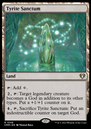 (1049) Magic The Gathering Commander Masters: Extras Single: Tyrite Sanctum  Rare
