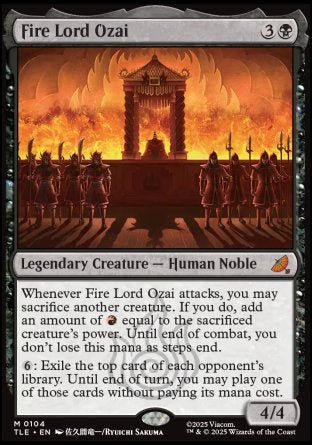 (104) Magic The Gathering Magic: The Gathering | Avatar: The Last Airbender: Eternal Single: Fire Lord Ozai (V.1) Holo Mythic