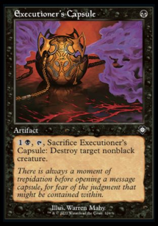 (104) Magic The Gathering Commander: The Brothers' War Single: Executioner's Capsule  Common