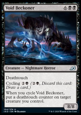 (104/274) Magic The Gathering Ikoria: Lair of Behemoths Single: Void Beckoner  Uncommon
