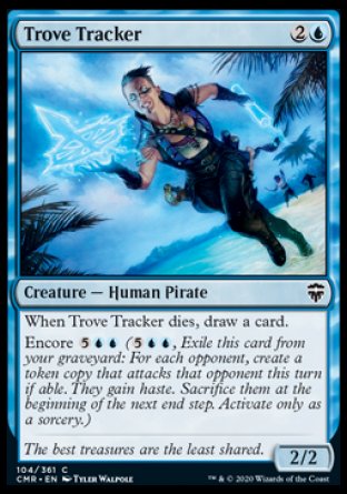 (104/361) Magic The Gathering Commander Legends Single: Trove Tracker  Common