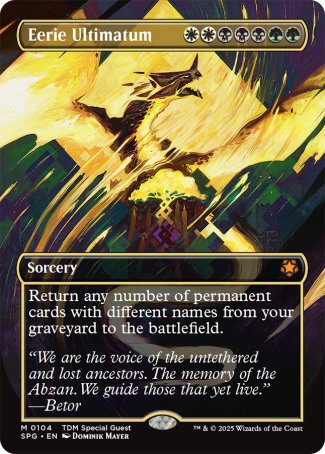(104) Magic The Gathering Special Guests Single: Eerie Ultimatum  Mythic