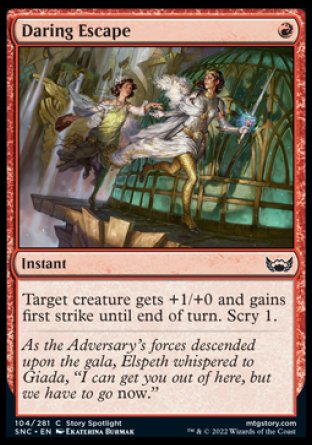 (104) Magic The Gathering Streets of New Capenna Single: Daring Escape  Common