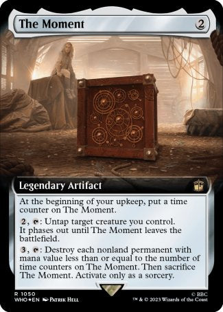 (1050) Magic The Gathering Universes Beyond: Doctor Who: Extras Single: The Moment (V.3) Holo Rare