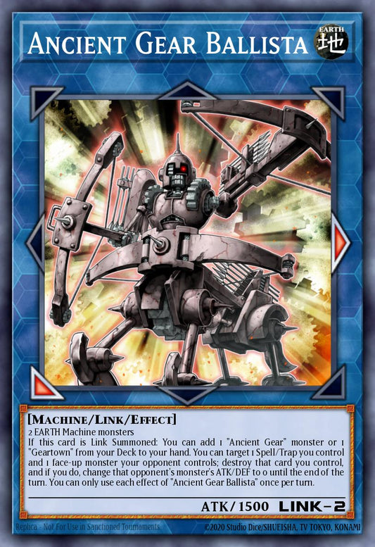 (010) YuGiOh TCG DUOV: Duel Overload Single: Ancient Gear Ballista  Ultra Rare