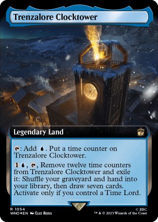 (1054) Magic The Gathering Universes Beyond: Doctor Who: Extras Single: Trenzalore Clocktower (V.3)  Rare