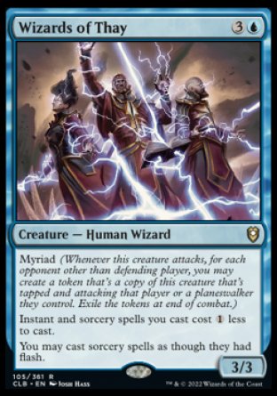 (105) Magic The Gathering Commander Legends: Battle for Baldur's Gate Single: Wizards of Thay  Rare