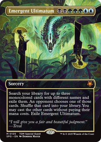 (105) Magic The Gathering Special Guests Single: Emergent Ultimatum  Mythic