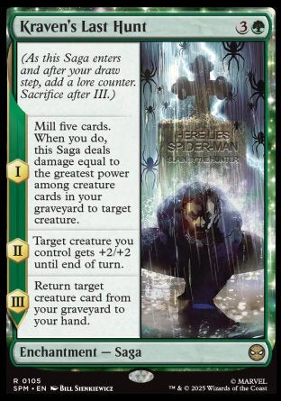 (105) Magic The Gathering Magic: The Gathering | Marvel's Spider-Man Single: Kraven's Last Hunt Holo Rare