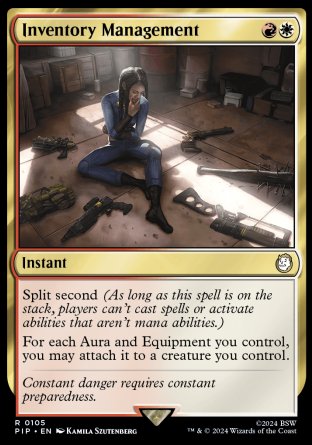 (105) Magic The Gathering Universes Beyond: Fallout Single: Inventory Management  Rare