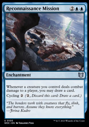 (105) Magic The Gathering Commander: Wilds of Eldraine Single: Reconnaissance Mission  Uncommon