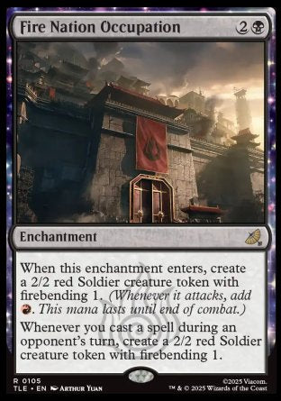 (105) Magic The Gathering Magic: The Gathering | Avatar: The Last Airbender: Eternal Single: Fire Nation Occupation (V.1)  Rare