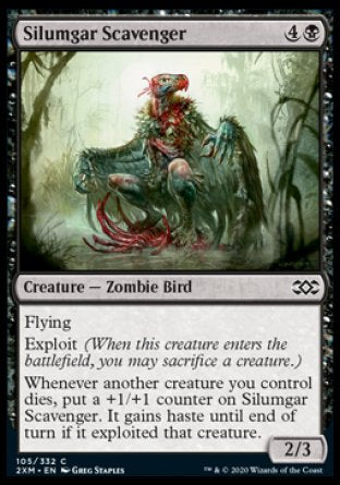 (105/332) Magic The Gathering Double Masters Single: Silumgar Scavenger  Common