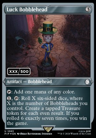 (1063) Magic The Gathering Universes Beyond: Fallout: Extras Single: Luck Bobblehead (V.2)  Uncommon