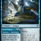 (106) Magic The Gathering Commander Legends: Battle for Baldur's Gate Single: Young Blue Dragon // Sand Augury Holo Common