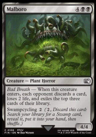 (106) Magic The Gathering Magic: The Gathering - FINAL FANTASY Single: Malboro Holo Common