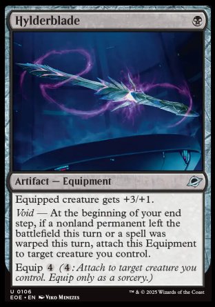 (106) Magic The Gathering Edge of Eternities Single: Hylderblade Holo Uncommon