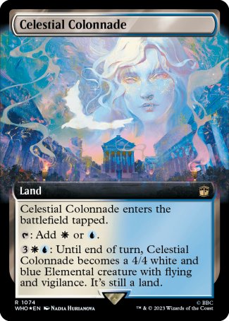 (1074) Magic The Gathering Universes Beyond: Doctor Who: Extras Single: Celestial Colonnade (V.3)  Rare