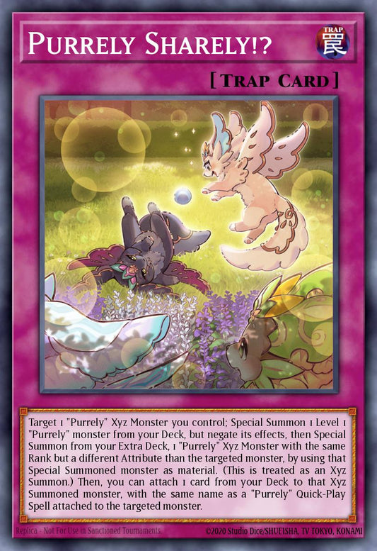 (383) YuGiOh TCG MP24: 25th Anniversary Tin: Dueling Mirrors Single: Purrely Sharely!?  Common