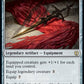 (107) Magic The Gathering Commander: Zendikar Rising Single: Blackblade Reforged  Rare