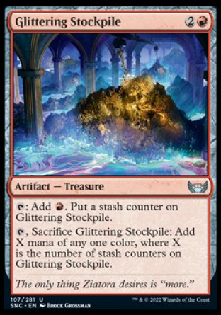 (107) Magic The Gathering Streets of New Capenna Single: Glittering Stockpile  Uncommon