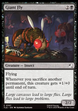 (107) Magic The Gathering Magic: The Gathering | Avatar: The Last Airbender: Eternal Single: Giant Fly  Common