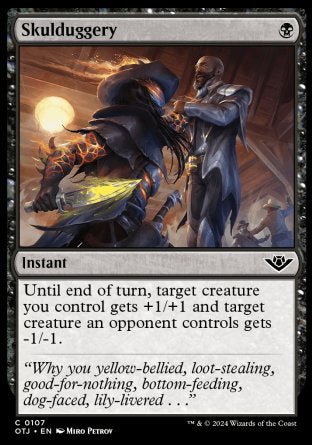(107) Magic The Gathering Outlaws of Thunder Junction Single: Skulduggery  Common