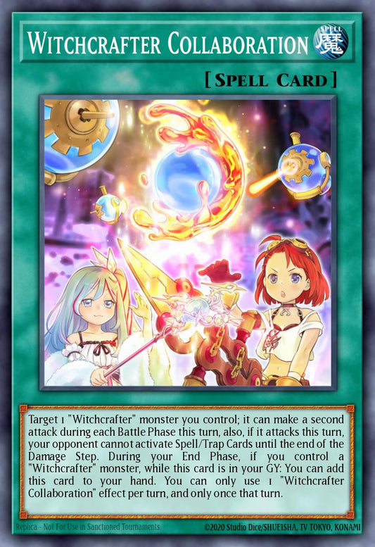 (227) YuGiOh TCG MP20: 2020 Tin of Lost Memories Mega Pack Single: Witchcrafter Collaboration  Rare