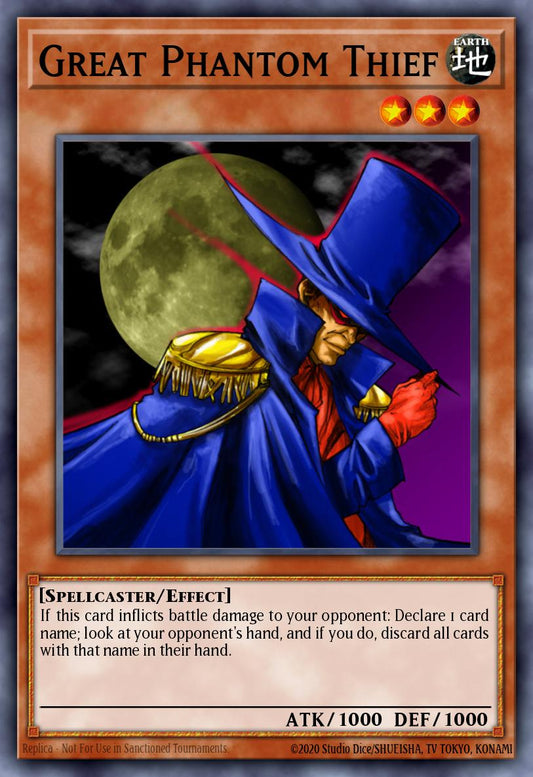 (024) YuGiOh TCG MFC: Magician's Force Single: Great Phantom Thief  Rare