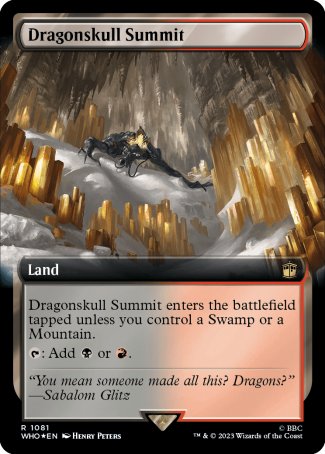 (1081) Magic The Gathering Universes Beyond: Doctor Who: Extras Single: Dragonskull Summit (V.3)  Rare