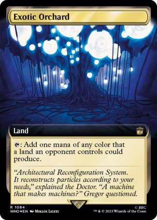 (1084) Magic The Gathering Universes Beyond: Doctor Who: Extras Single: Exotic Orchard (V.3)  Rare