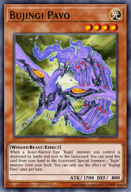 (240) YuGiOh TCG MP14: 2014 Mega-Tins Mega-Pack Single: Bujingi Pavo  Super Rare