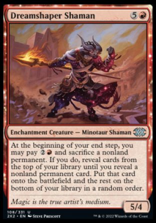 (108) Magic The Gathering Double Masters 2022 Single: Dreamshaper Shaman Holo Uncommon