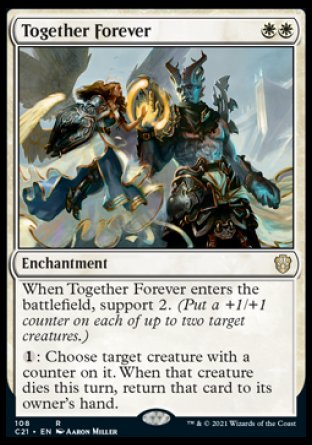 (108) Magic The Gathering Commander: Strixhaven Single: Together Forever  Rare