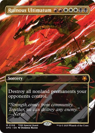 (108) Magic The Gathering Special Guests Single: Ruinous Ultimatum  Mythic