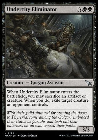 (108) Magic The Gathering Murders at Karlov Manor Single: Undercity Eliminator Holo Uncommon