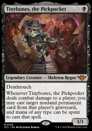 (109) Magic The Gathering Outlaws of Thunder Junction Single: Tinybones, the Pickpocket  Holo Mythic