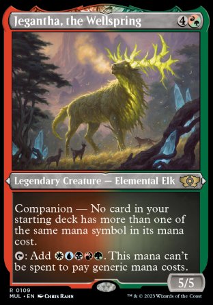 (109) Magic The Gathering Multiverse Legends Single: Jegantha, the Wellspring (V.2)  Rare